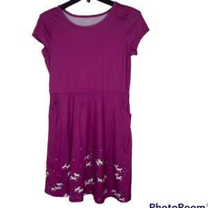 SO Girls Purple Skater Dress